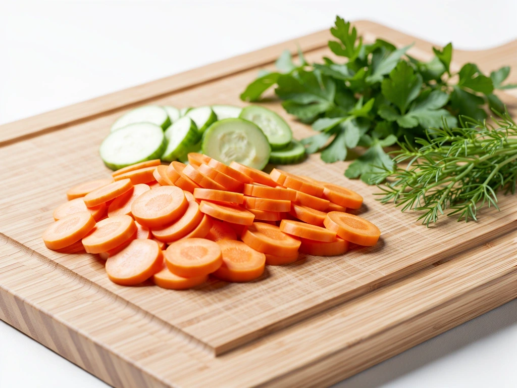 Preparación de ingredientes frescos
