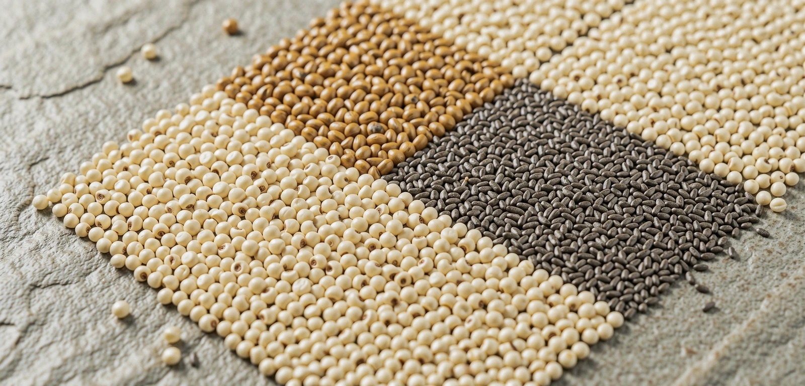 Textura de granos naturales